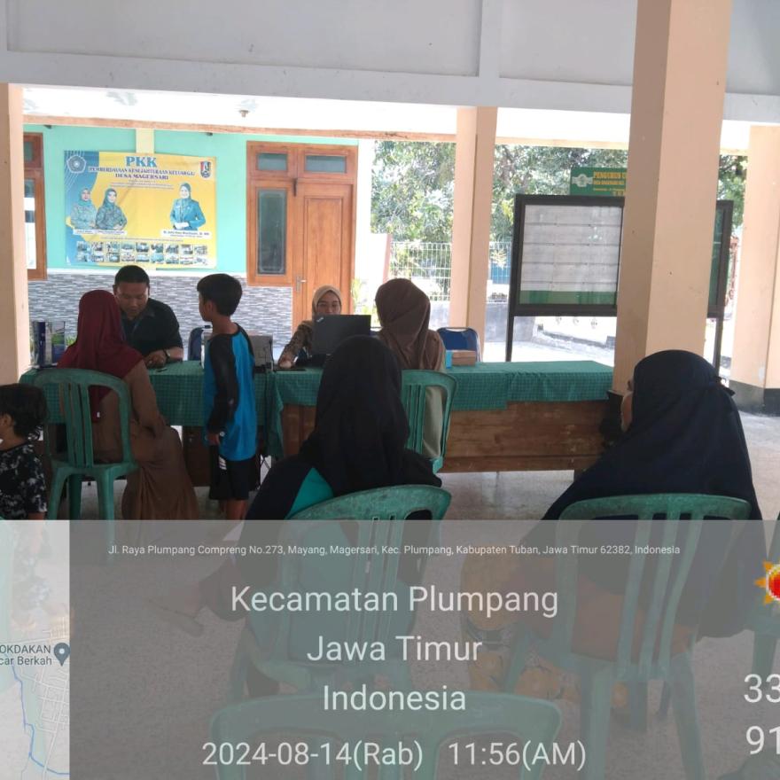 PELAYANAN BPJS KELILING DESA MAGERSARI BULAN AGUSTUS